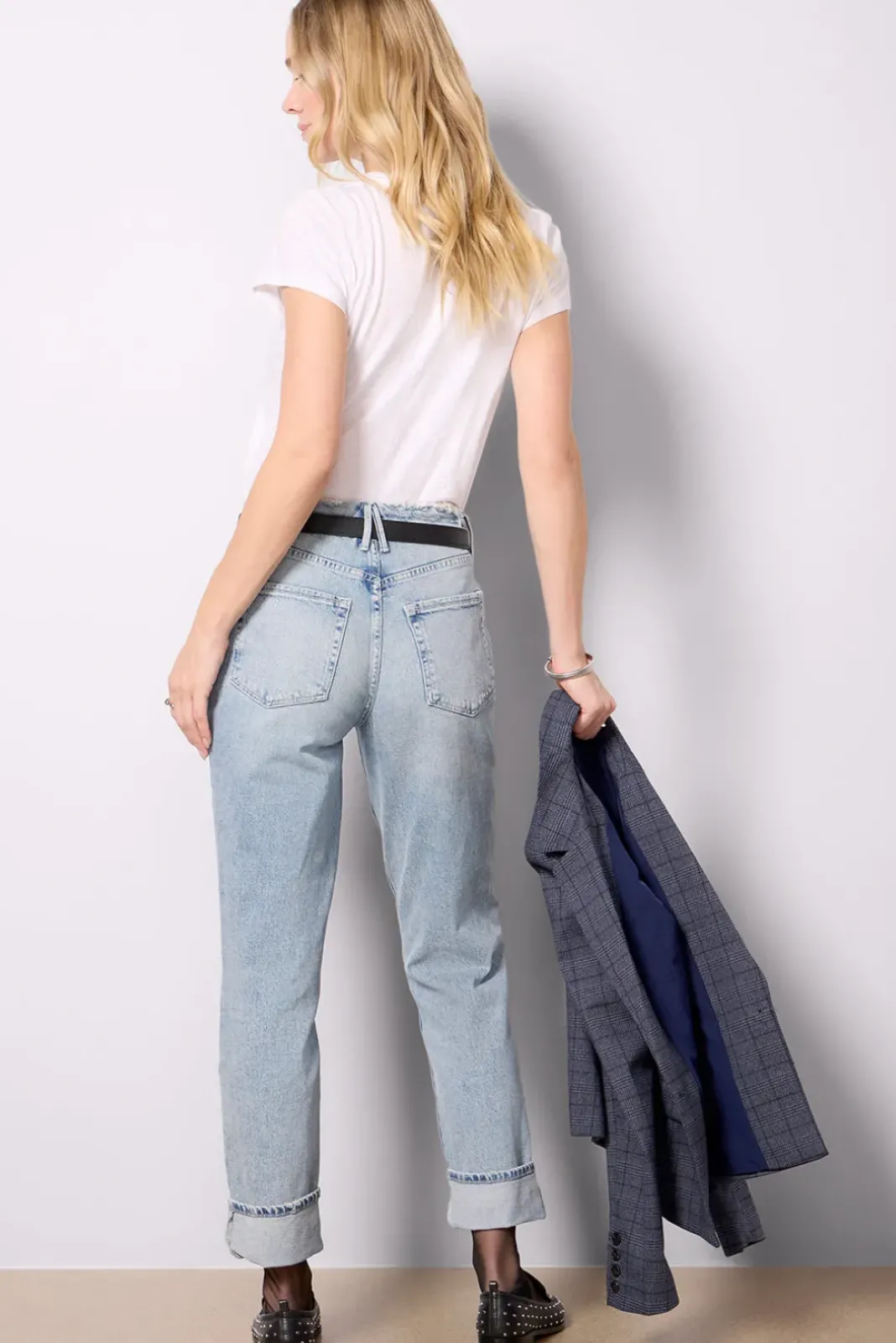 Jeans<GOOD AMERICAN Weekender Cuffed I750