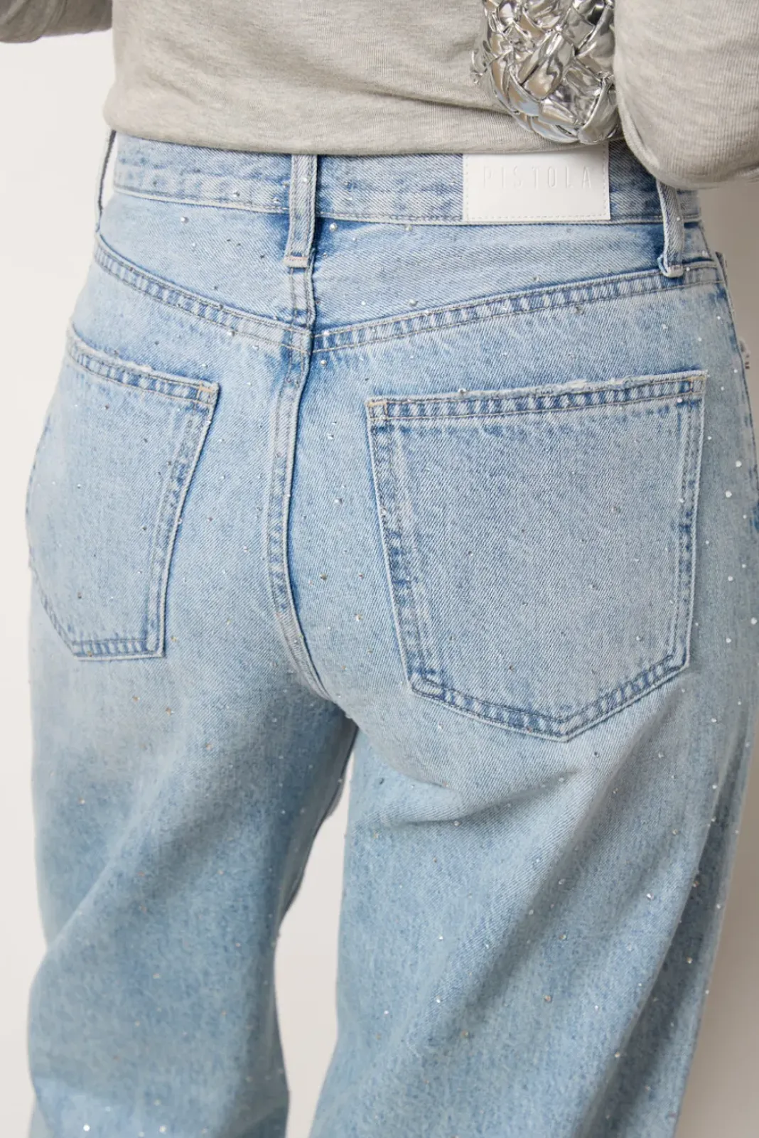 Jeans<PISTOLA Wes w Glitz