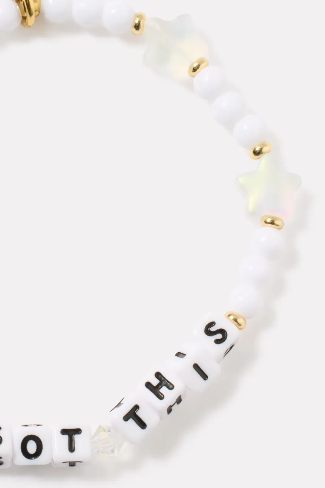 Jewelry<LITTLE WORDS PROJECT You Got This Bracelet Pink/Blue/Pearl
