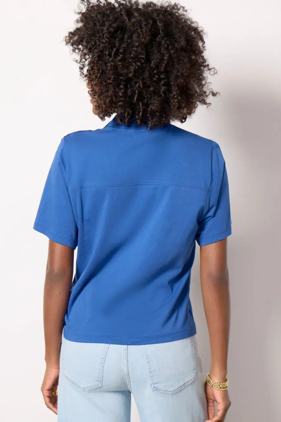 Tops & Tees<NATION LTD Yvette Top Bluetile