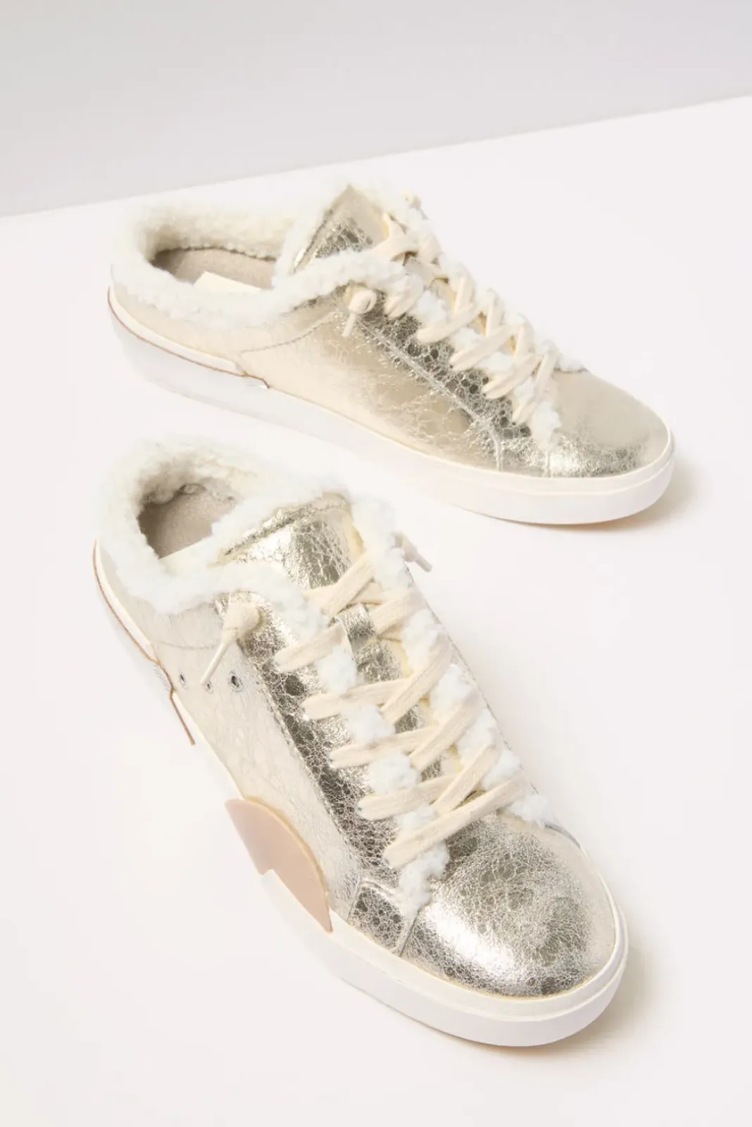 Shoes<DOLCE VITA Zantel Sherpa Sneaker Platinum